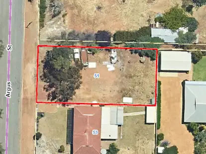 Third view of Homely land listing, 51 Argus Street, Narrogin WA 6312