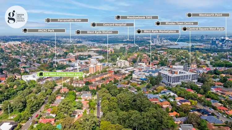 Second view of Homely house listing, 56 West Parade, West Ryde NSW 2114