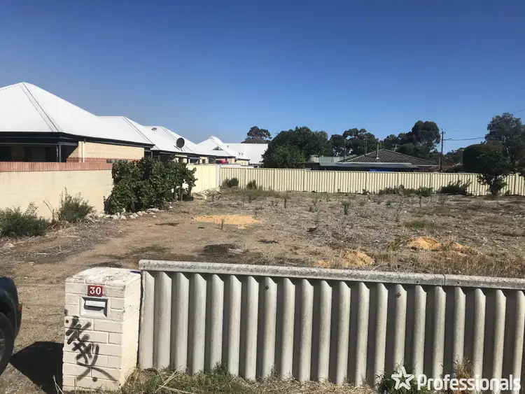 Main view of Homely land listing, 30 Sixth Road, Armadale WA 6112