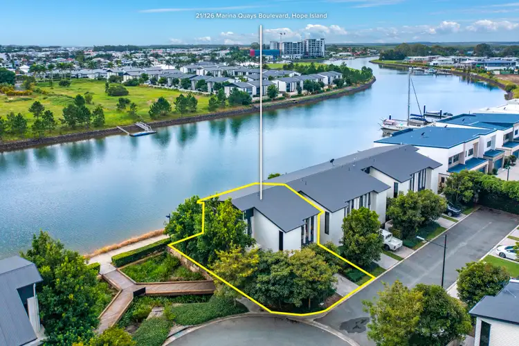 Main view of Homely townhouse listing, 21/126 Marina Quays Boulevard, Hope Island QLD 4212