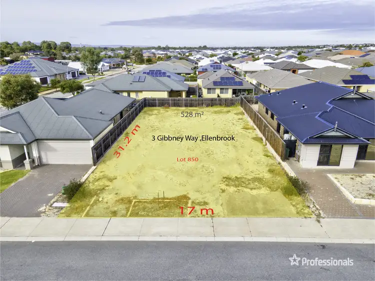 Main view of Homely land listing, 3 Gibbney Way, Ellenbrook WA 6069