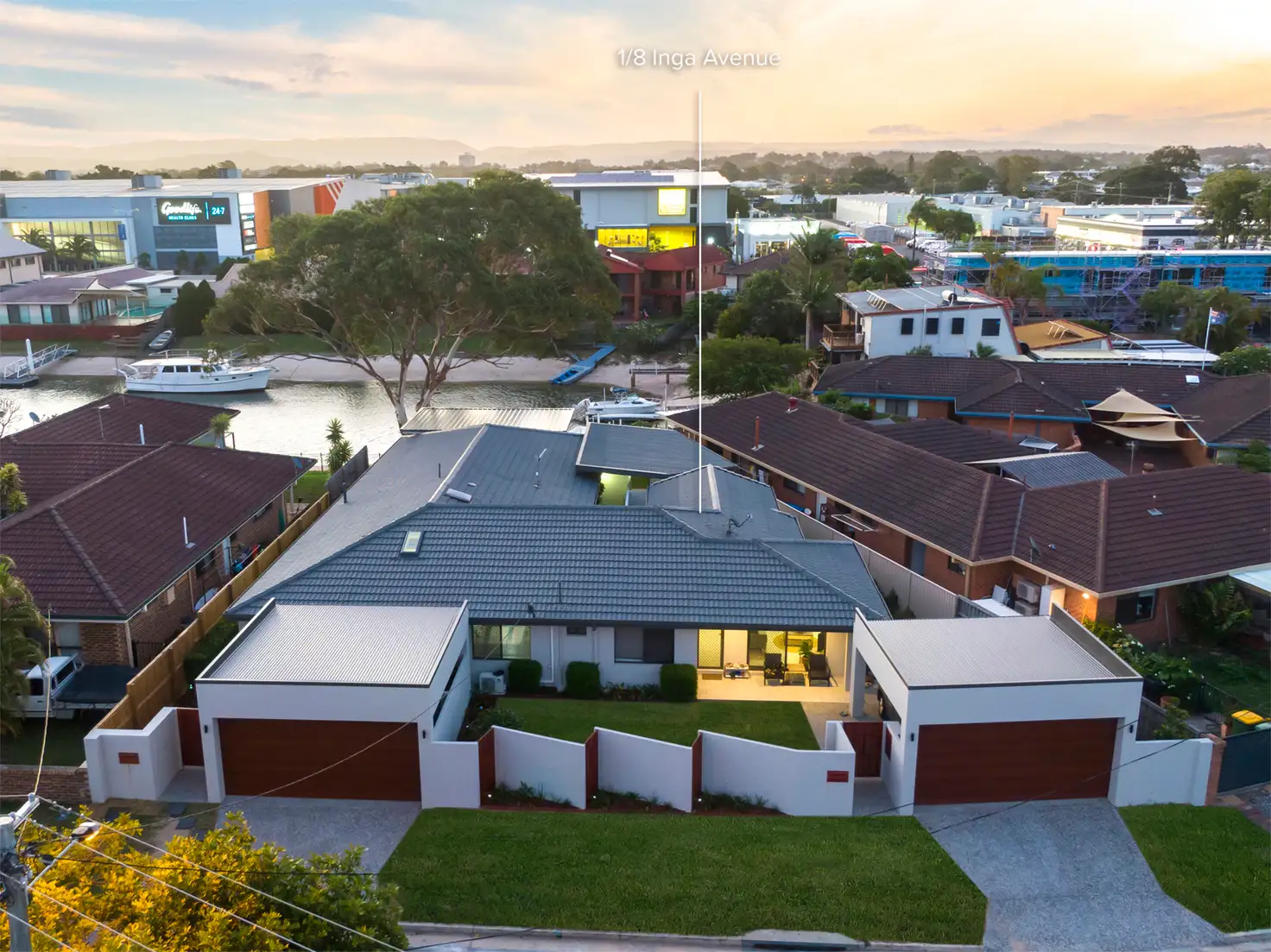 Main view of Homely semi-detached listing, 1/8 Inga Avenue, Surfers Paradise QLD 4217