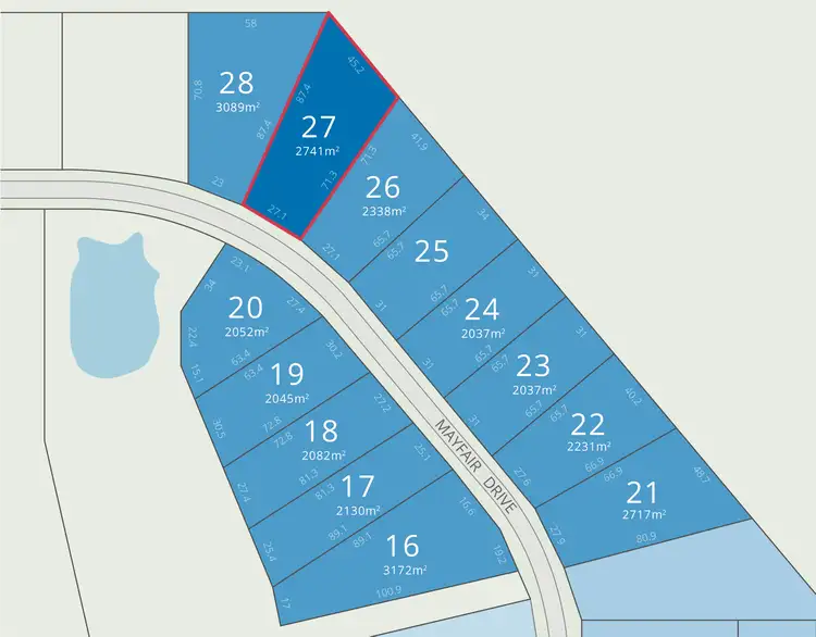 Main view of Homely land listing, Lot 27 Mayfair Drive, Benalla VIC 3672