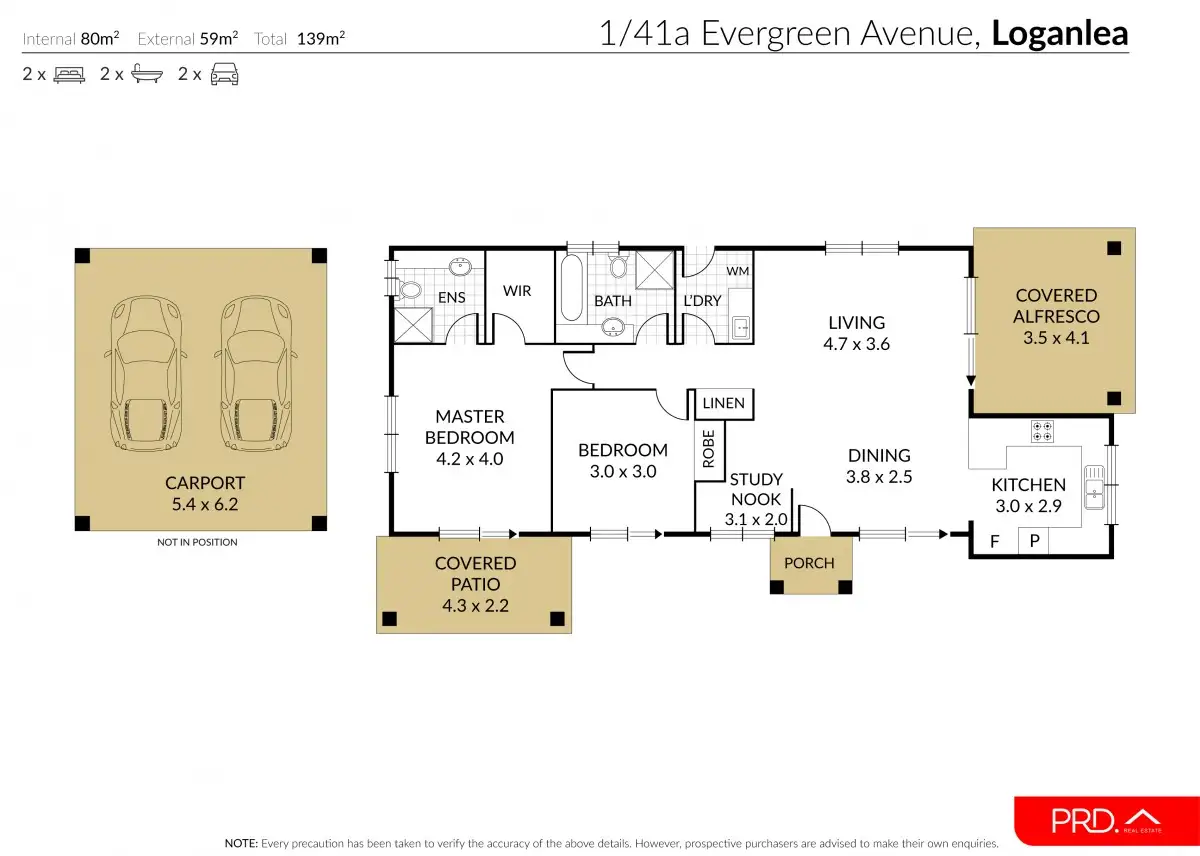 Main view of Homely house listing, 1/41A Evergreen Avenue, Loganlea QLD 4131