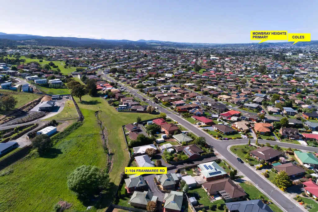 Main view of Homely block of units listing, 2/104 Franmaree Rd, Newnham TAS 7248