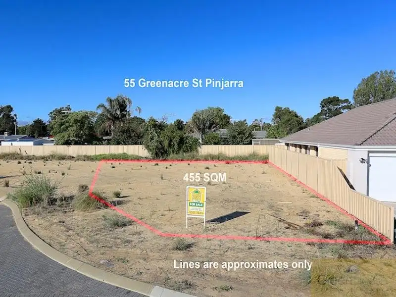 Main view of Homely land listing, 55 Greenacre Street, Pinjarra WA 6208