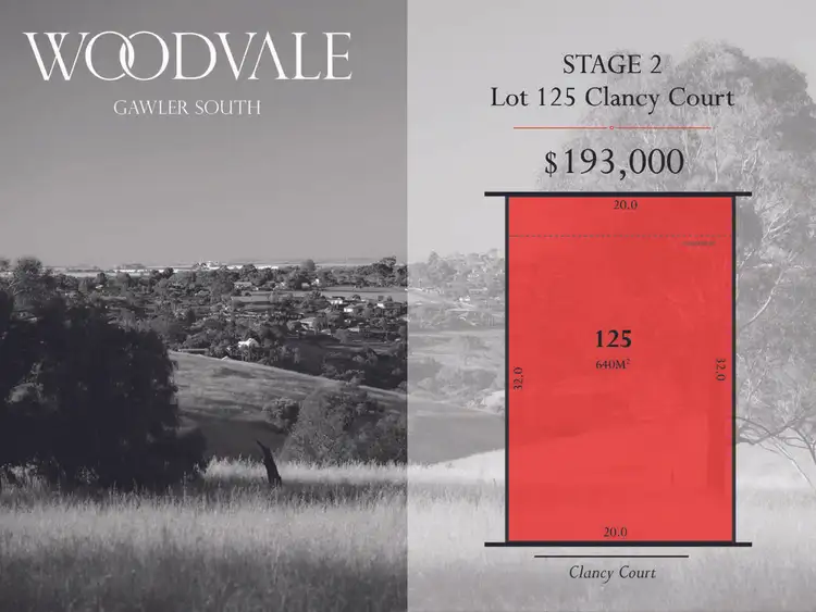 Lot 125 Clancy Court, Gawler South SA 5118