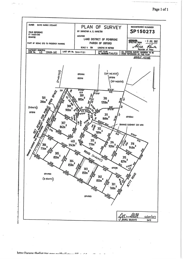 Fifth view of Homely land listing, 5 Nautilus Drive, Orford TAS 7190