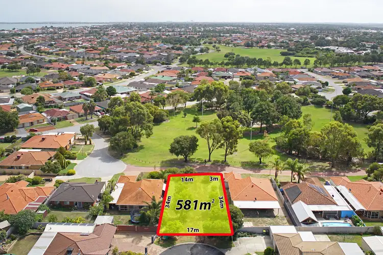 Main view of Homely land listing, 14 Trafalgar Gardens, Port Kennedy WA 6172