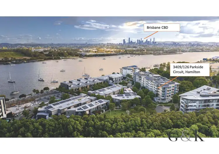 Second view of Homely apartment listing, 3409/126 Parkside Circuit, Hamilton QLD 4007