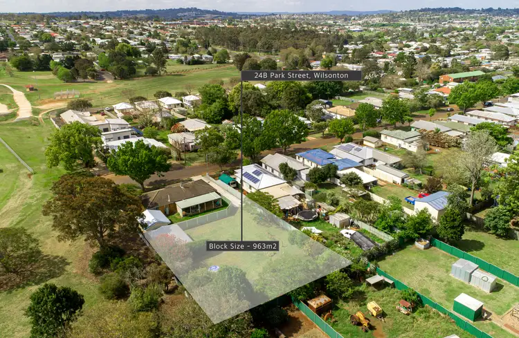 Main view of Homely land listing, 24B Park Street, Wilsonton QLD 4350