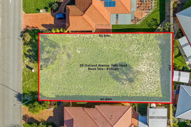Third view of Homely land listing, 59 Oaklands Avenue, Halls Head WA 6210