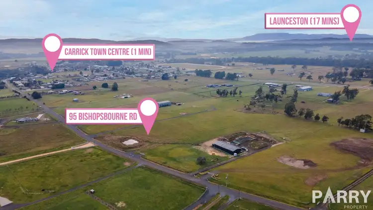 Main view of Homely land listing, 95 Bishopsbourne Road, Carrick TAS 7291