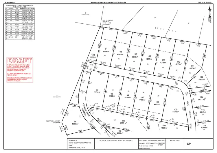 Main view of Homely land listing, Lot 110 Stage 5 Beechwood Meadows, Beechwood NSW 2446