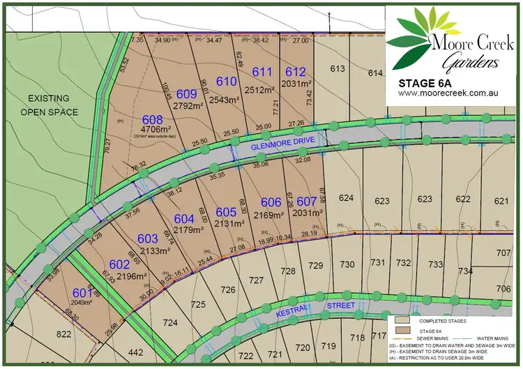 Main view of Homely land listing, Lot 609 Moore Creek Gardens, Tamworth NSW 2340