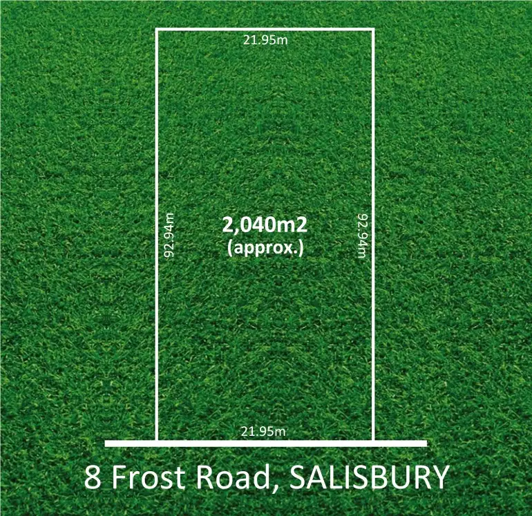 Main view of Homely land listing, 8 Frost Road, Salisbury SA 5108