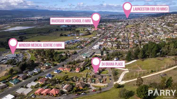 Second view of Homely house listing, 24 Orana Place, Riverside TAS 7250