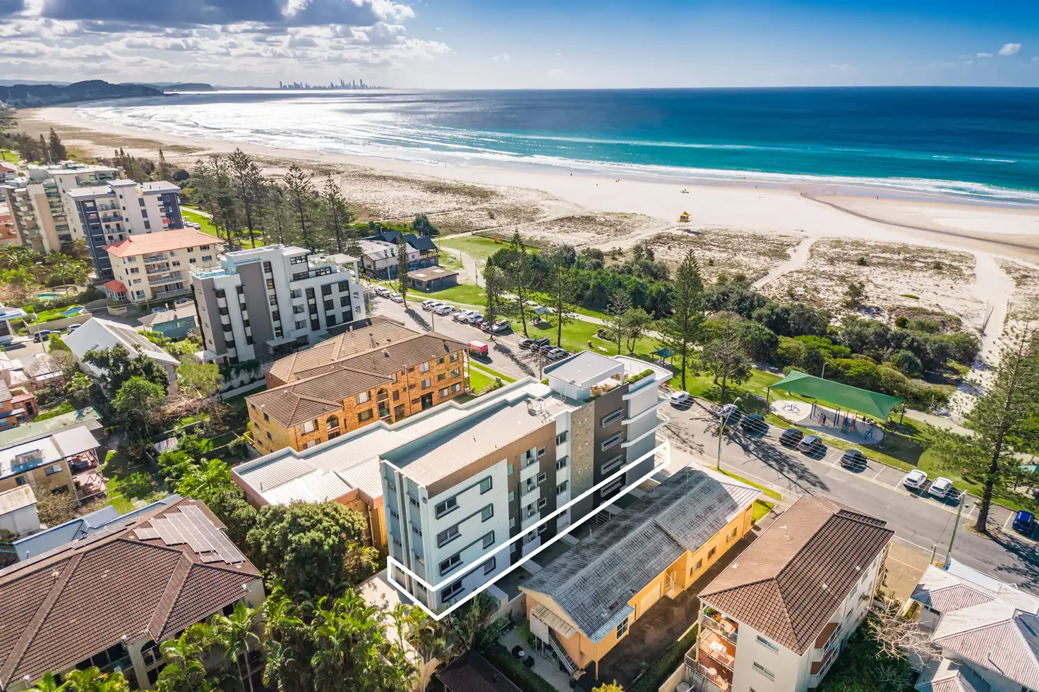 Main view of Homely apartment listing, 1/14 Pacific Parade, Bilinga QLD 4225