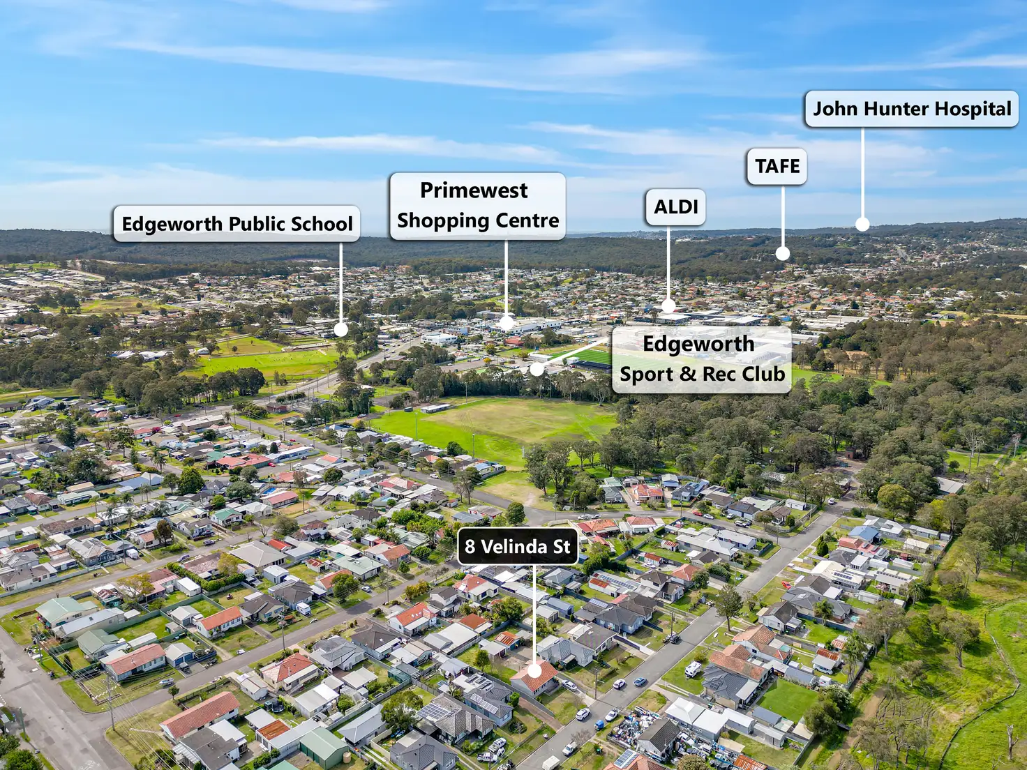 Main view of Homely house listing, 8 Velinda Street, Edgeworth NSW 2285