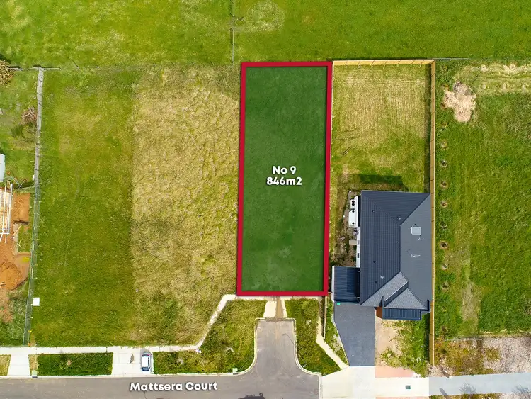Main view of Homely land listing, 9 Mattsera Court, Narre Warren North VIC 3804