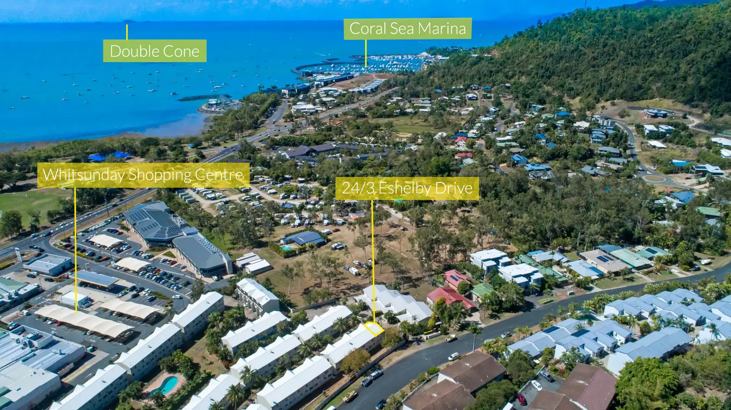 Main view of Homely unit listing, 24/3 Eshelby Drive, Cannonvale QLD 4802