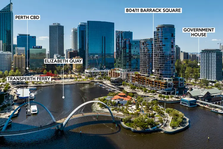 Fourth view of Homely apartment listing, 804 / 11 Barrack Square, Perth WA 6000