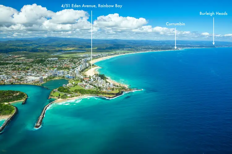 Main view of Homely unit listing, 4/51 Eden Avenue, Rainbow Bay QLD 4225
