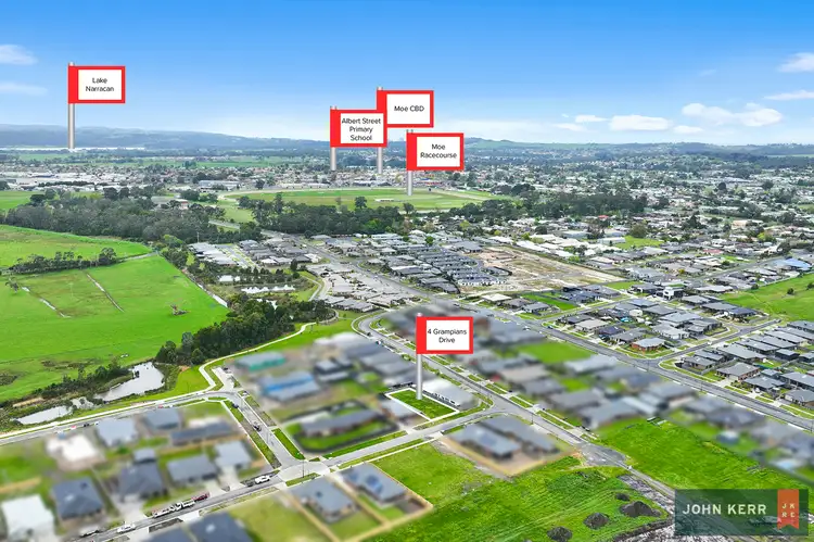 Main view of Homely land listing, 4 Grampians Drive, Moe VIC 3825