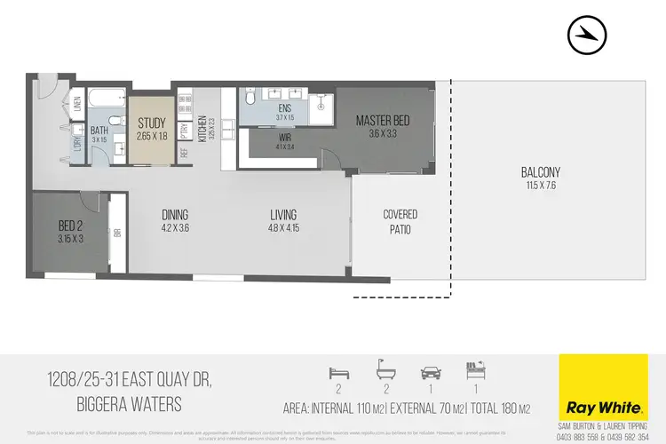 Fourth view of Homely apartment listing, 1208/25-31 East Quay Drive, Biggera Waters QLD 4216
