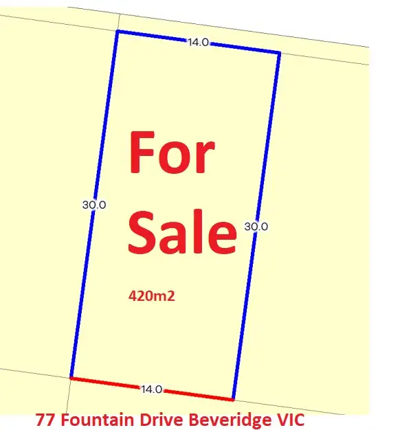 Second view of Homely land listing, 77 Fountain Drive, Beveridge VIC 3753