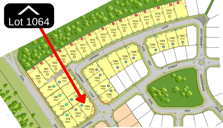 Main view of Homely land listing, LOT 1064, 48 Lapwing Loop, Djugun WA 6725
