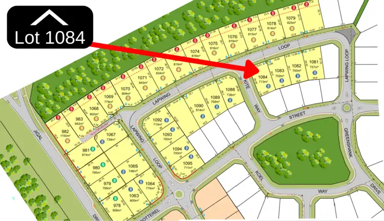 Main view of Homely land listing, LOT 1084, 11 Lapwing Loop, Djugun WA 6725