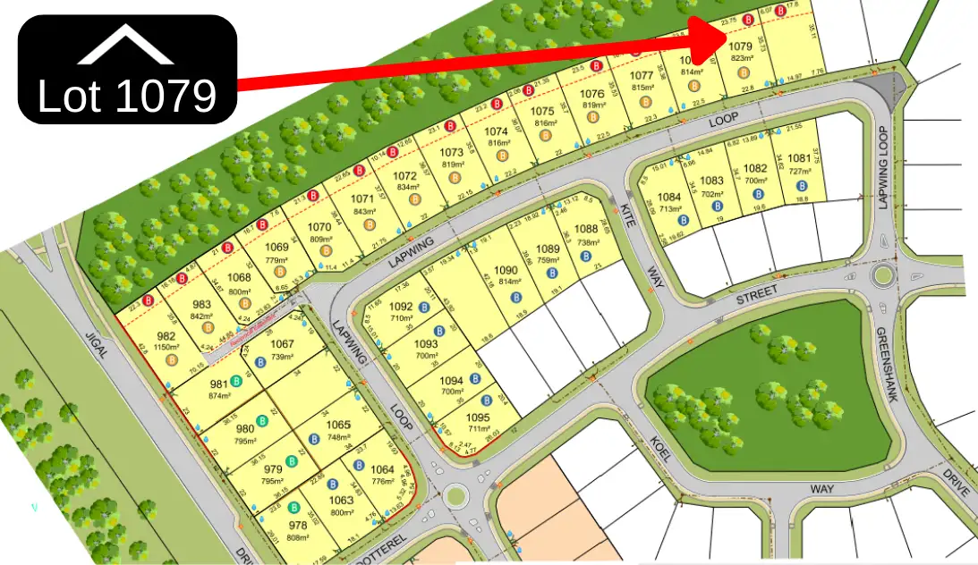 Main view of Homely land listing, LOT 1079, 18 Lapwing Loop, Djugun WA 6725