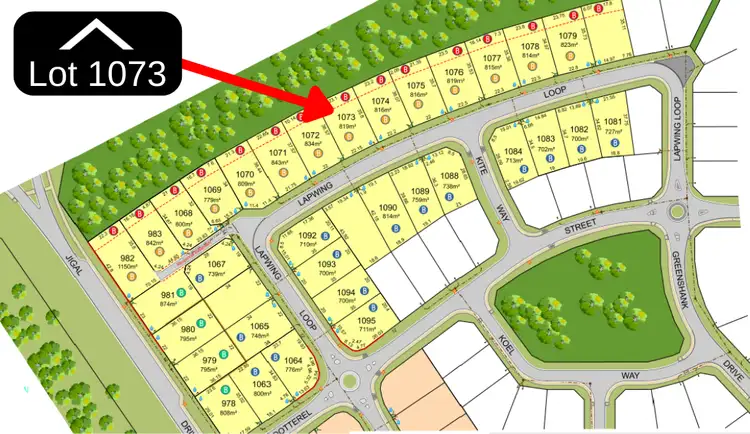 Main view of Homely land listing, LOT 1073, 30 Lapwing Loop, Djugun WA 6725