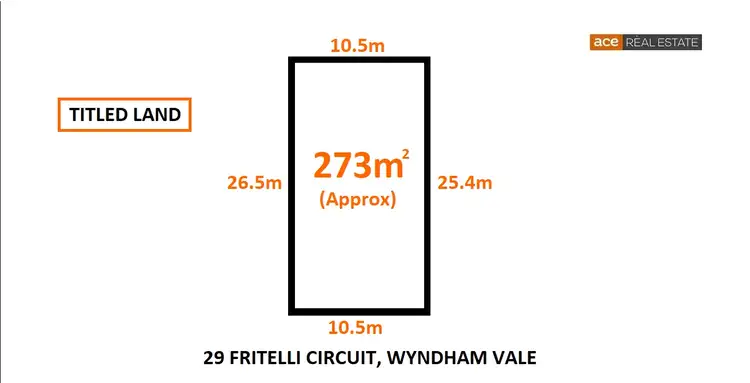 Main view of Homely land listing, 29 Fritelli Circuit, Wyndham Vale VIC 3024