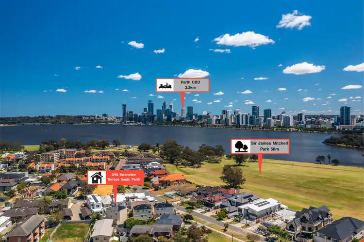 Second view of Homely townhouse listing, 3/40 Swanview Terrace, South Perth WA 6151