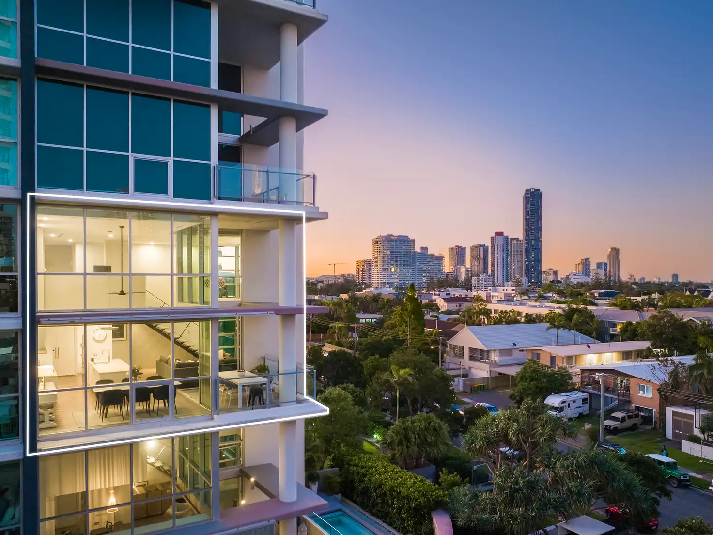 Main view of Homely apartment listing, 501/11-13 Hill Parade, Main Beach QLD 4217