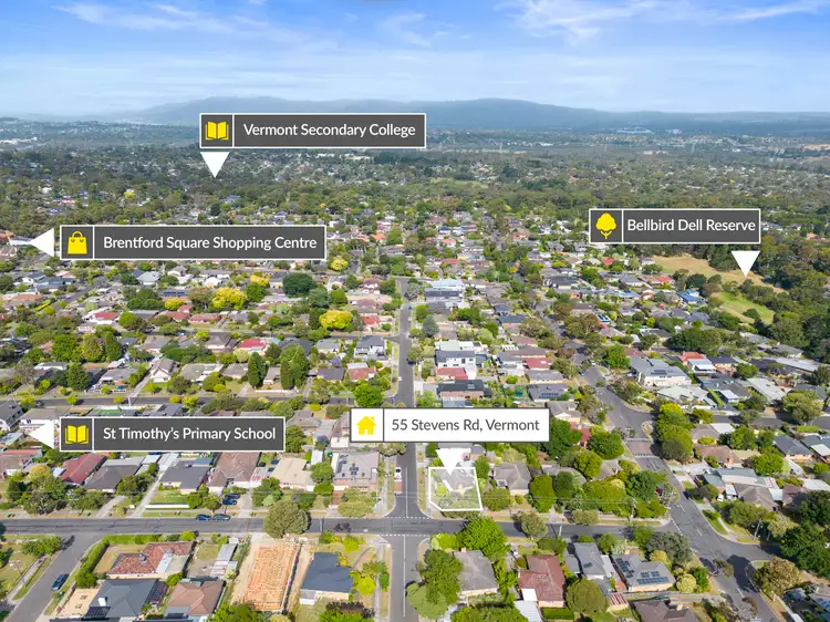 Second view of Homely house listing, 55 Stevens Road, Vermont VIC 3133