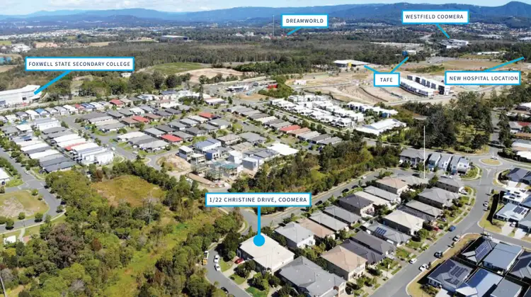 Second view of Homely townhouse listing, 1/22 Christine Drive, Coomera QLD 4209