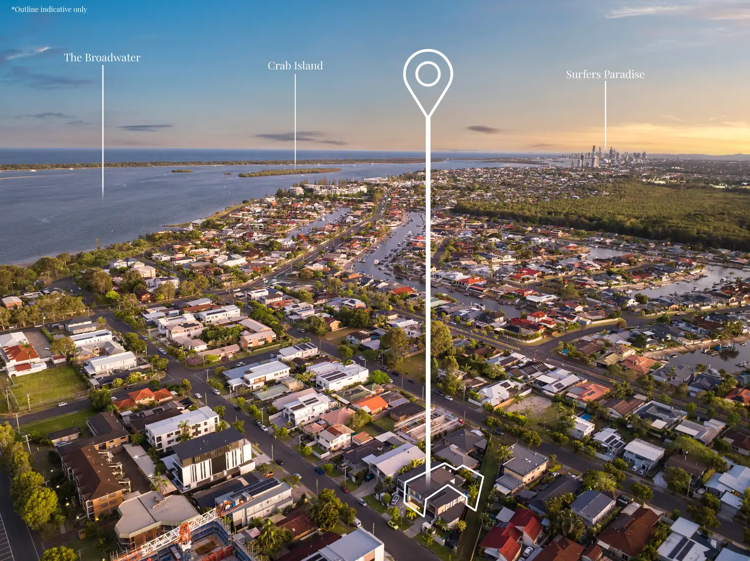 Main view of Homely semi-detached listing, 2/54 Milton Avenue, Paradise Point QLD 4216