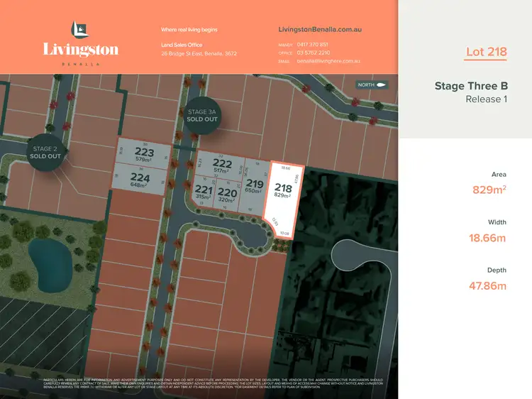 Lot 218 Livingston Estate, Benalla VIC 3672