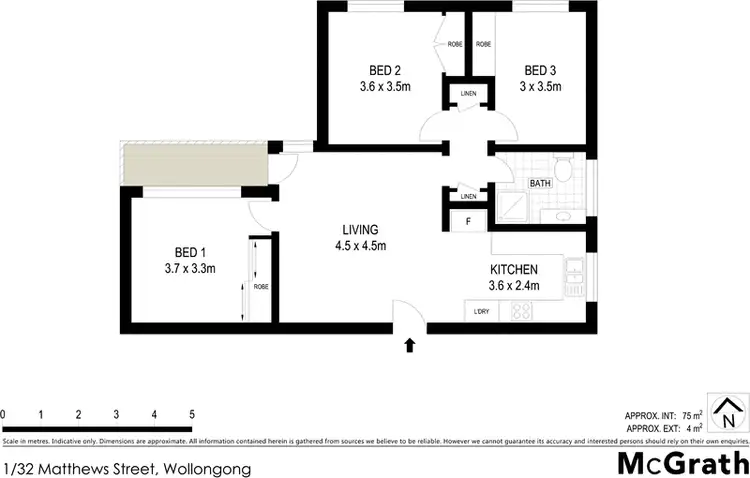 Fifth view of Homely townhouse listing, 1/32 Matthews Street, Wollongong NSW 2500