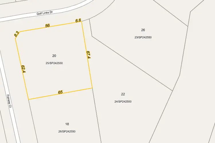 Second view of Homely land listing, 20 Fairway Court, Toll QLD 4820