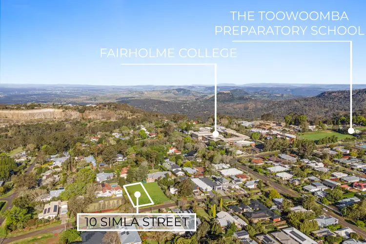 Main view of Homely land listing, 10 Simla St, Mount Lofty QLD 4350