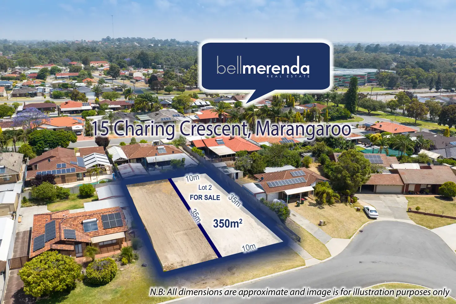 Main view of Homely land listing, 15A Charing Crescent, Marangaroo WA 6064