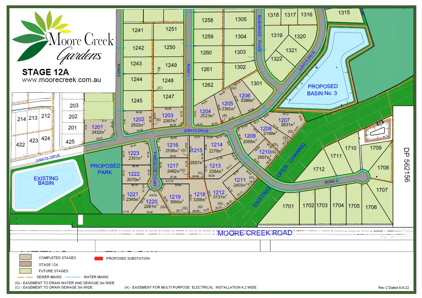Main view of Homely land listing, Lot 1206 Moore Creek Gardens, Tamworth NSW 2340