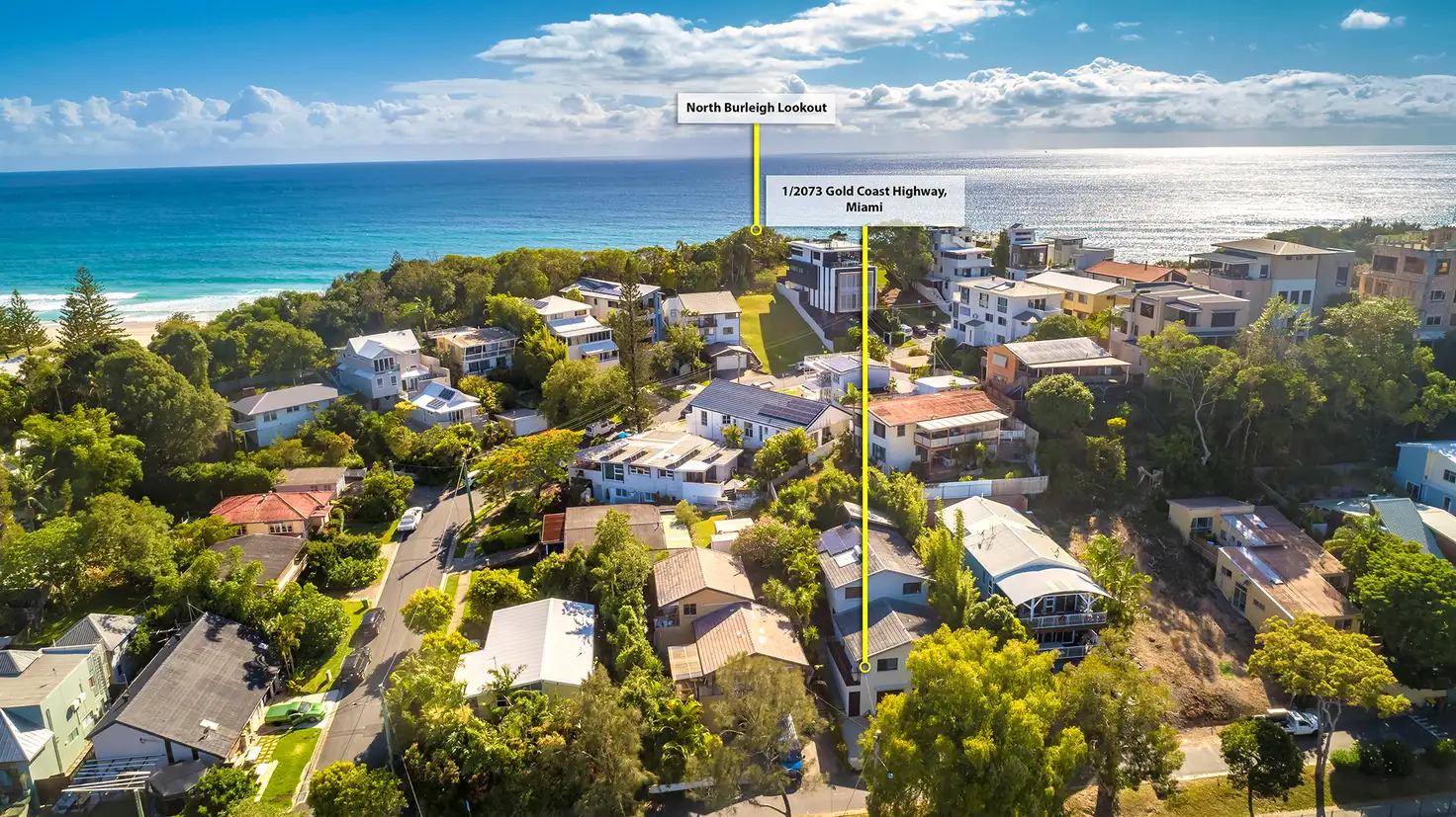 Main view of Homely unit listing, 1/2073 Gold Coast Highway, Miami QLD 4220