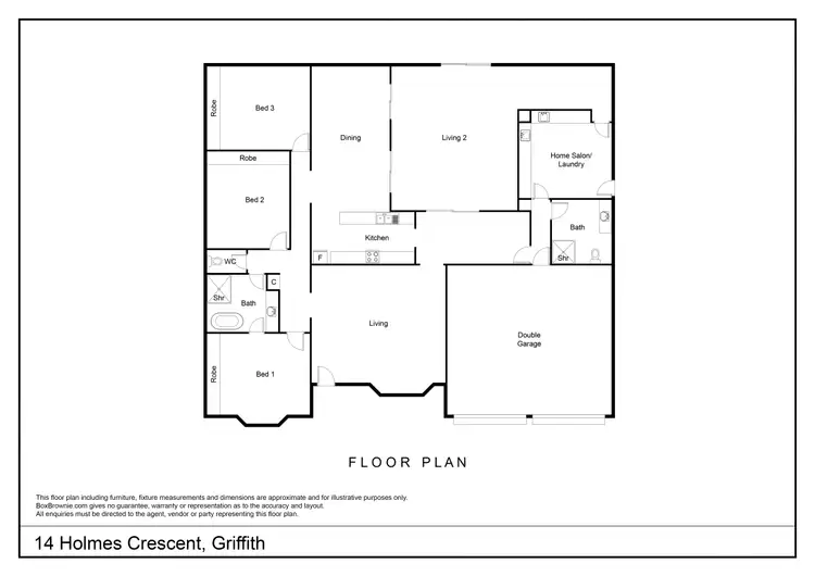 Third view of Homely house listing, 14 Holmes Crescent, Griffith NSW 2680