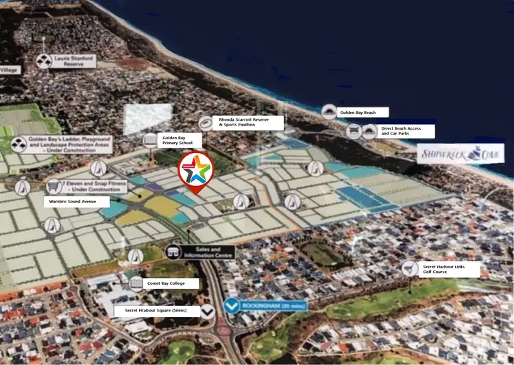Third view of Homely land listing, 16 Elvire Grove, Golden Bay WA 6174