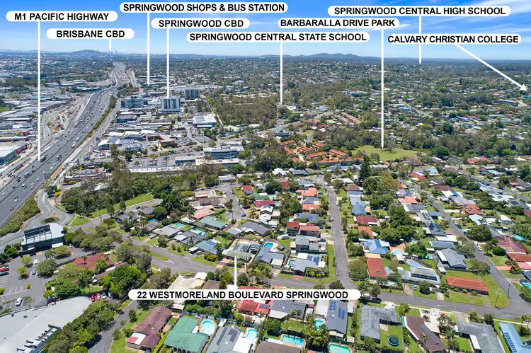 Main view of Homely house listing, 22 Westmoreland Boulevard, Springwood QLD 4127